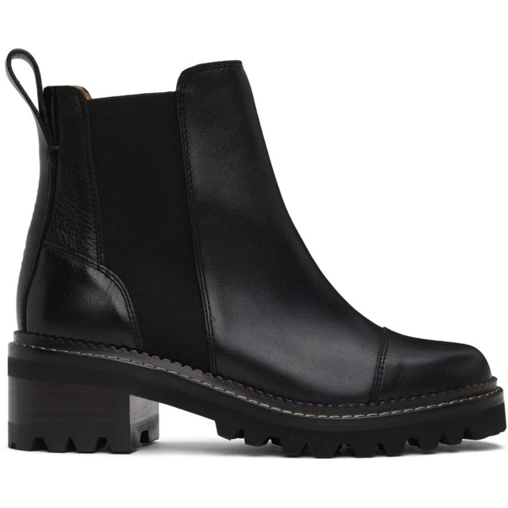 NEW See By Chloe - Size EU 41 (US 10-10.5), Women's Mallory Chelsea Boots, Black